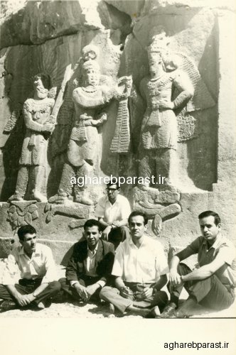 حسن اقارب پرست با دوستان در تخت جمشید