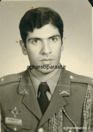 حسن اقارب پرست با لباس فرم ارتش