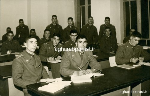 حسن اقارب پرست در کلاس دانشکده افسری
