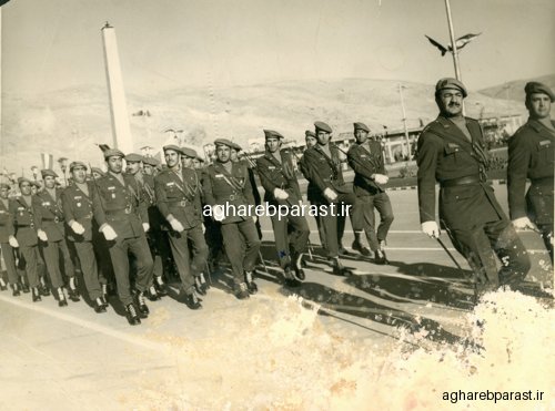 حسن اقارب پرست در رژه دانشکده افسری